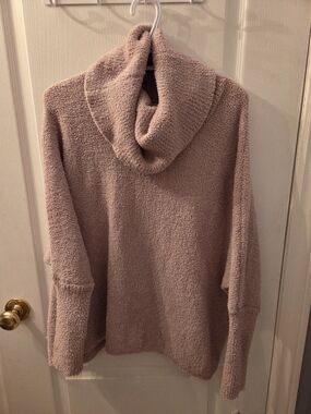 Jessica Simpson Dusty Rose Cowl Neck Cozy Sweater